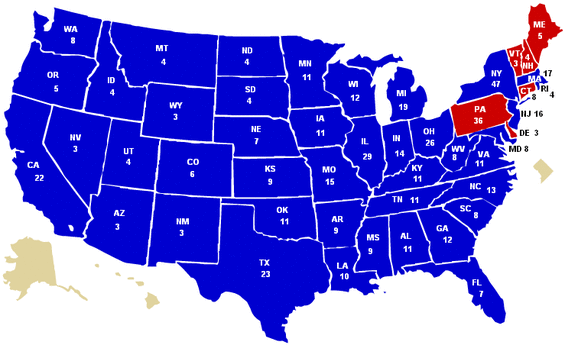 Results - U.S. Presidential Election of 1932